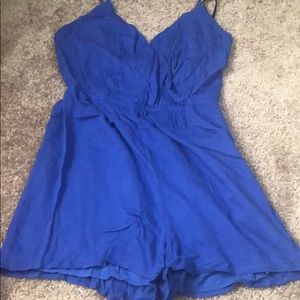 Lulu’s Indie Royal Blue Surplus Romper